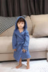 TADO MUSLIN Organic Cotton Toddler Bathrobe, Soft and Breathable Baby Robe for Kid, Boy& Girl Hooded Robe Muslin
