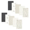 Hudson Baby Unisex Baby Flannel Burp Cloth 10pk, One Size, Taupe Sheep