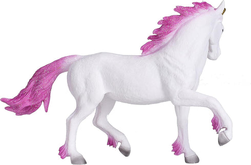 MOJO Pink Unicorn Fantasy Realistic Wildlife Toy-Replica Hand Painted Figurine