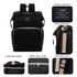 Backpack ANWTOTU Baby Diaper Bags with Changing Station,Waterproof Diaper Bag for Moms Dads with USB Charging