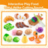 Funpynani 100Pcs Playset, 2 Kitchen Kids Pretend Cooking Play Pots, Pans, Utensils, Cookware, Toy Food Fruits Veggies