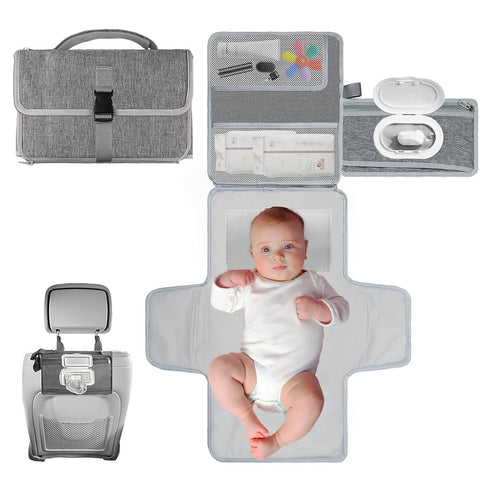 Slxypater Portable Diaper Changing Pad - Waterproof Travel Baby Changing Pad Mat with