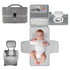 Slxypater Portable Diaper Changing Pad - Waterproof Travel Baby Changing Pad Mat with