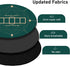 CONTINUE 47 x 47 Inch Anti-Slip Rubber Poker Table Mat for 8 Players with Carrying Bag for Texas Hold'em, Blackjack,