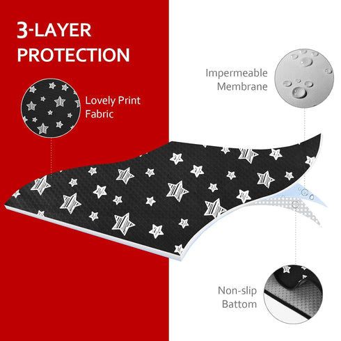 46'' 42'', High Chair Mat Waterproof and Washable Splat Mat, Baby Splat Mat for Under High Chair, Non Slip Mat
