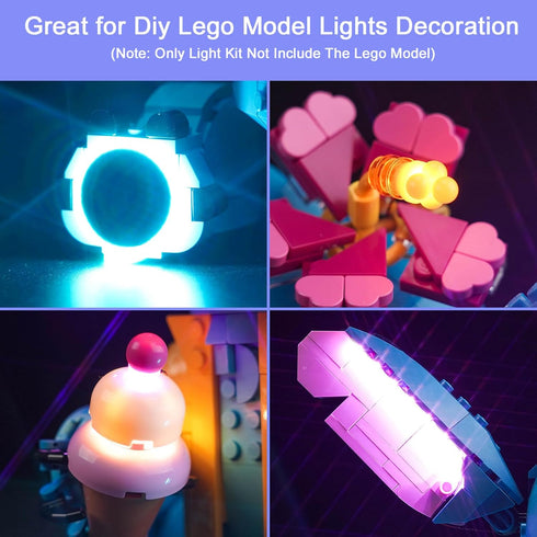 Upgraded LED Light Kit for Lego 43249 Stitch Toy Building Set, Lights Decoration Gift Idea for Girls, Boys (Model Not