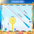LHSYFBZ 62Pcs 4-8 Magnetic Fishing Game for Kids, Bathtub Kiddie Party Toy, Plastic Floating Fish with Pole Rod Net