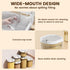 go-1300ml Formula Container to Travel Dispenser BPA Free Airtight Container with Spoon and Layered Storage