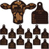 Maitys 14 Pieces Cow Baby Monthly Milestone Cards Rustic Wooden Ornament Herd Signs