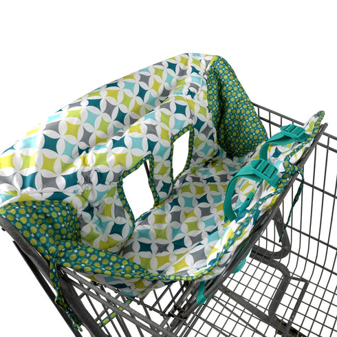 Nuby Diamond Print Multi-Use Shopping Cart & High Chair Cover