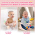 6 Baby Bath Seat for Babies Months & Up, Non-Slip Bath Seats for Babies Sitting up,Bath tub Seat with Suction Cups,Safe