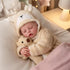 17 Inch 3+ BABESIDE Drink and Wet Reborn Baby Doll Realistic Sleeping Newborn, Can Drink Water & Pee, Full Body Soft