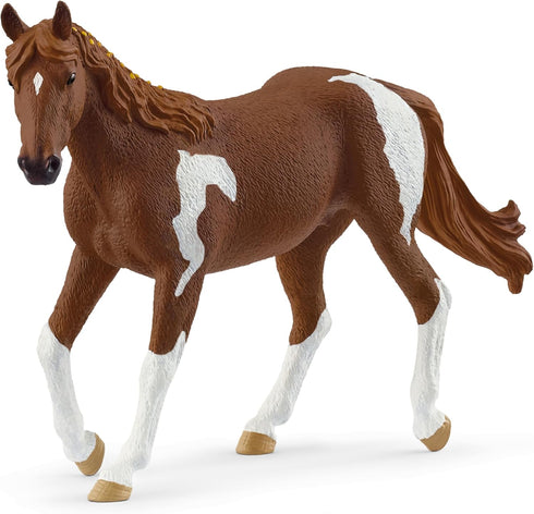 Schleich Horse Club - Paint Horse Mare - 6" Hand-Painted Collectable, Realistic