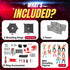 Liberty Imports Ultimate 32-Piece Wrestling Miniature Toys for Kids, Wrestler Figures with 2 Rings