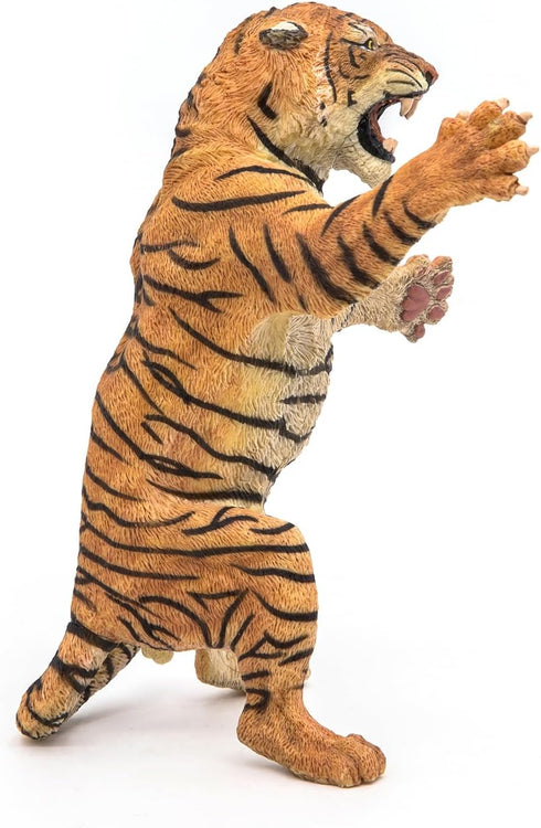 Papo Sumatran Tiger Figurine, Wild Animal Toy for Kids Age 3+, Hand-Painted, 10.5 x 9.5 x 12.5 cm