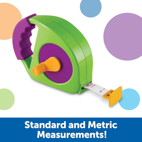 Counting Learning Resources Simple Tape Measure - Kids Construction Toys, Preschool Activities, Pretend Play