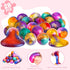28 Pack Set SURCVIO Valentines Day Gifts for Kids, Galaxy Slime with Greeting Card Box Stress Relief Fidget Toy