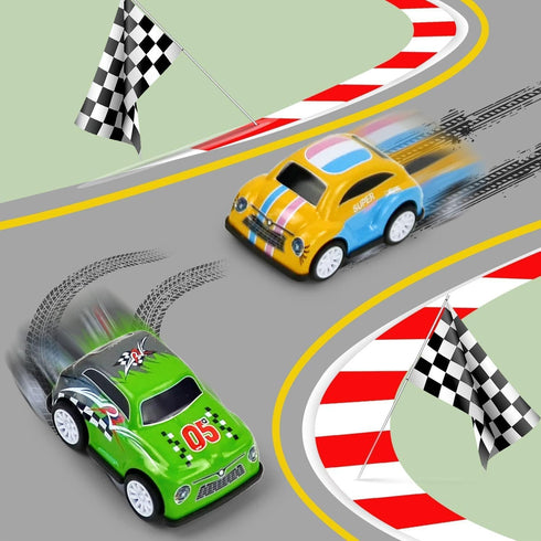 30-Pack Vileafy Mini Pull-Back Race Cars for Kids | Metal Small Toy Cars Bulk for Goodie Bag Stuffers, Birthay Party