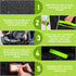 Generic 2pcs Car Seat Bags For Airplane Travel, Gate Check Bag, Durable Travel Bag with Thickened Shoulder Straps