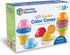 Learning Resources Smart Snacks Rainbow Color Cones - Ice Cream Toy Scoop, Sensory Play Food, Fine Motor for Toddlers