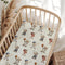 Wicbfdfv Cute Sport Bears Golf Baseball Basketball Fitted Baby Crib Sheet for Boys