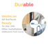 Inaya Sliding Door Lock for Child Safety, 4-Pack, Child Proof Locks for Sliding Glass Doors, Windows & Cabinets