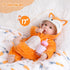17 Inch 3+ Aori Baby Dolls - Real Life Doll with Ultra Soft Body & Fox Outfits for Girls | Pretend Play, Adoption Day