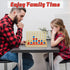 4 in a Row Wooden Connect Board Game | Foldable Line up 4 Game | Classic Strategy Family Fun Toy