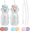 The 730 Project Honey Bear Straw Cup for Babies, 2-Pack Honey Bear