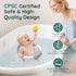 PANUSU 360 6-24 Baby Bath Seat Baby Bathtub - with Strong Suction Cups and Surround Support Easy Release, Non-Slip