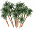 Ymeibe 15-Pack Miniature Palm Trees | 4-6.3 Tropical Coconut Model Trees with Flexible