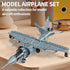 Set 8-12, 8 9 10 11 12 Lucky Doug STEM Building Projects Model Airplane Jet - Building Toys for Kids Ages Assembly