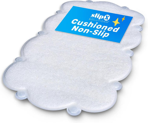 SlipX Solutions Cloud Shaped Kid & Baby Bath Mat for Tub &
