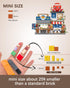 Set 722 (1218) Japanese City Street View Takoyaki Shop, MOC Creative Mini Building Blocks House pcs, Simulation