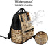 Hsnar Backpack Vintage Tableware Waterproof Diaper Bag Large Capacity Baby Bag with Stroller Straps, Multi-Pocket