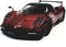 KiNSMART 2016 Pagani Huayra BC Red 5" 1:38 Scale Die Cast Metal Model Toy Car