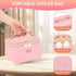 2 Pack, 6 8Oz, PIIOSER Breast Milk Cooler Travel Bag with Ice Fits Breastmilk Storage Bags Up to Insulated Small Baby