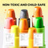 1-3, 12 Jar Melo Glitter Crayons for Toddlers Non-Toxic Washable Crayons for Kids, Ultra-Silky and Twist, Ideal