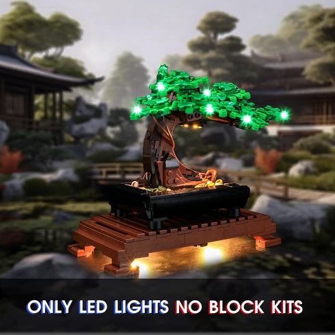 Vaodest LED Light for Lego Bonsai Tree 10281 Model, Compatible with Model 10281, Green
