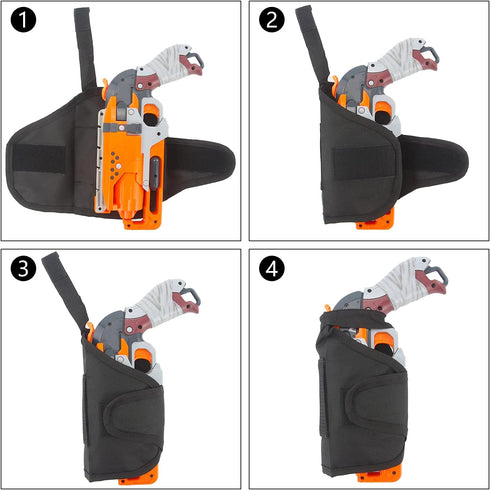 EKIND Simple Tactical Belt Waist-Bag - Compatible for Nerf Mega Elite Series Blaster