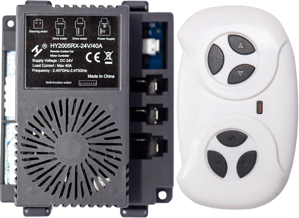 HY2005RX-24V/40A Remote Control and Mainboard Ride on Toys for Kids, Controller Control Box Accessories