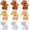 Sumind 9 Pcs Mini Plush Dog Stuffed Animals - Bulk Dog Plush Party Favors for Kids Birthday Gifts