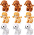 Sumind 9 Pcs Mini Plush Dog Stuffed Animals - Bulk Dog Plush Party Favors for Kids Birthday Gifts