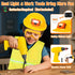 HUUIDY Set, 4+ Construction Worker Costume for Kids, Toddler Dress Up Clothes with Kids Tool Construction Vest & Hat