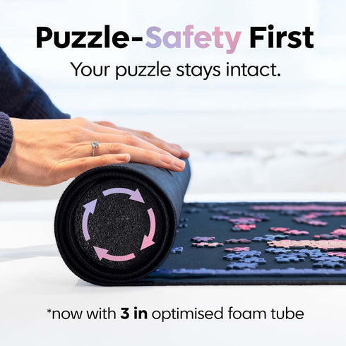 37 59 Inches 3000 Packaging Premium Puzzle Mat - x - Up to Pieces - Jigsaw Puzzle Roll Up Mat - Non Slip Rubber Bottom