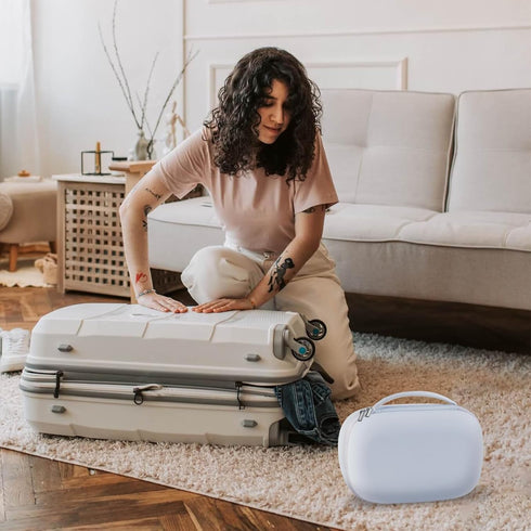 Gowing 2 Wearable Breast Pumps Carrying Bag, Hard Shell Case with Removable Tray, Watertight Breast Pump Storage Bag