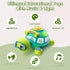6-12 7 8 9 10 Tummy 4 5 6 12 ToddlerCley Musical Turtle Baby Toys Months, Bilingual Educational Crawling Toys Months
