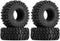 INJORA 1.0 Tires - 58 * 24mm All Terrain Super King Trekker Soft Sticky Tires for TRX4M 1/18 1/24 RC Crawler