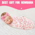 4 Pack Set Newborn Preemie Swaddle with Headband Premature Swaddle Blanket Baby Clothes for Nicu Newborn Boys