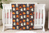 SqtmuHLuo 60x80inch Halloween Baby Blanket for Boys Girls Gender Cute Halloween Pumpkin Neutral Newborn Nursery Baby